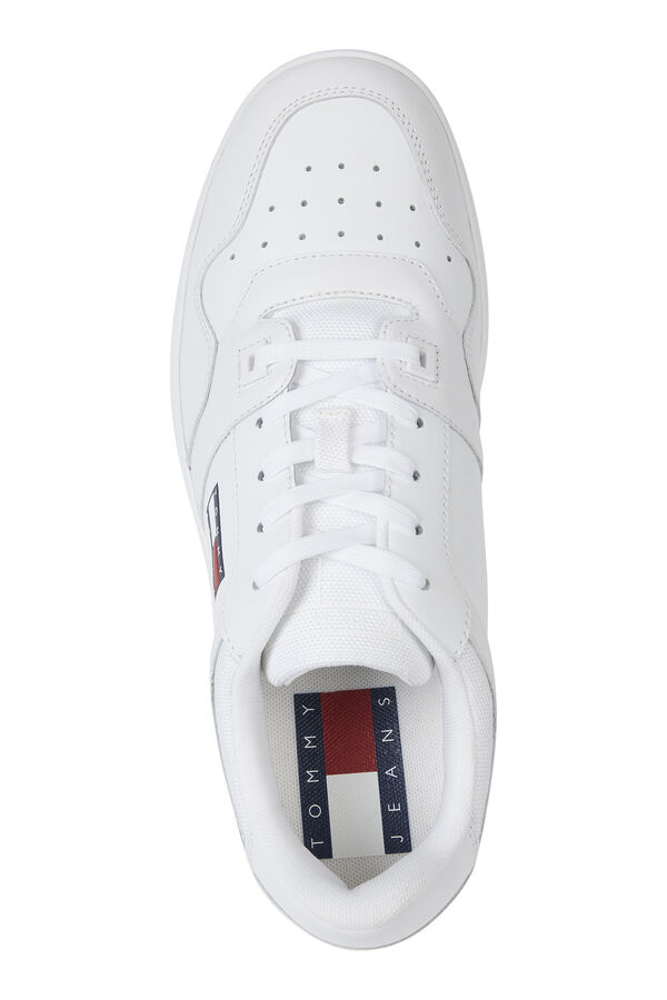 Springfield Basketball trainer with flag blanc