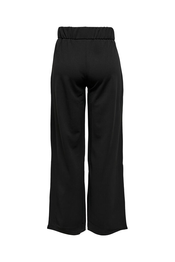 JDY Wide fluid trousers black