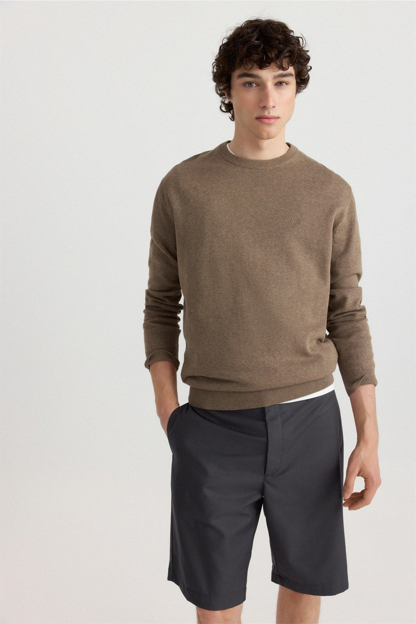 Springfield Camisola b&aacute;sica gola redonda