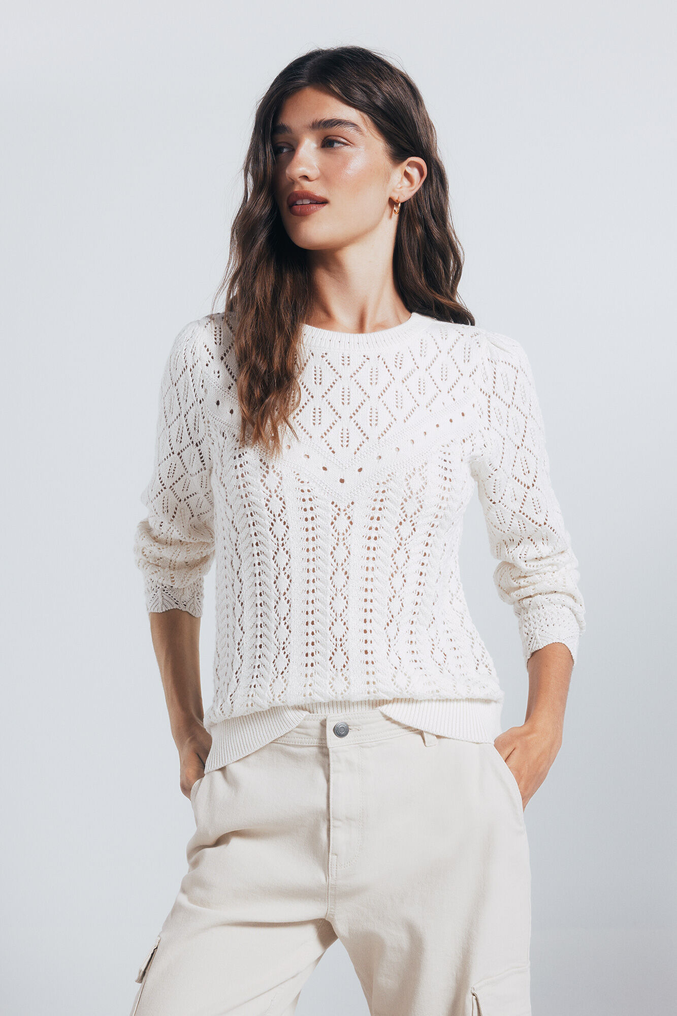 Springfield en maille pointelle