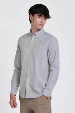 JVZ Camisa Oxford de rayas