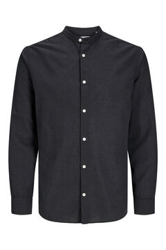 Jack & Jones Camisa slim fit cuello mao negro