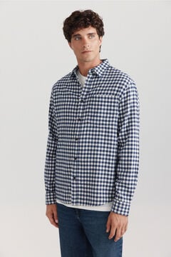 Springfield Gingham print flannel shirt