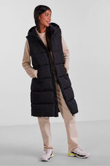 Pieces Quilted gilet Crna