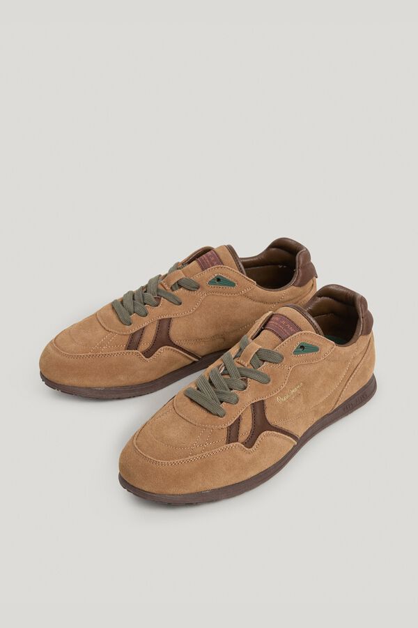 Pepe Jeans Leather sneakers brown