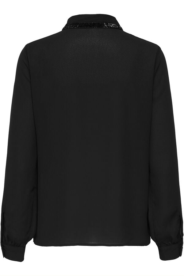 JDY Camisa de manga comprida preto