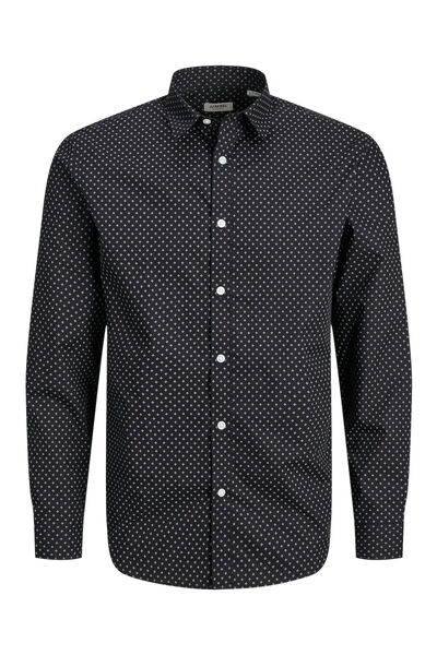 Springfield Slim fit shirt black