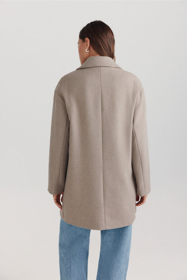 Springfield Soft touch button coat nude
