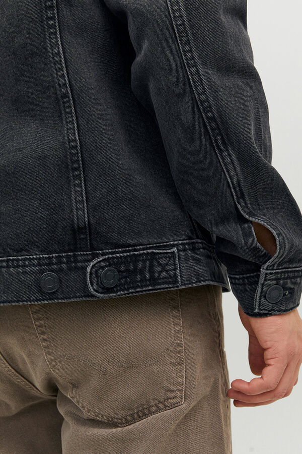 Jack & Jones Cropped denim jacket black