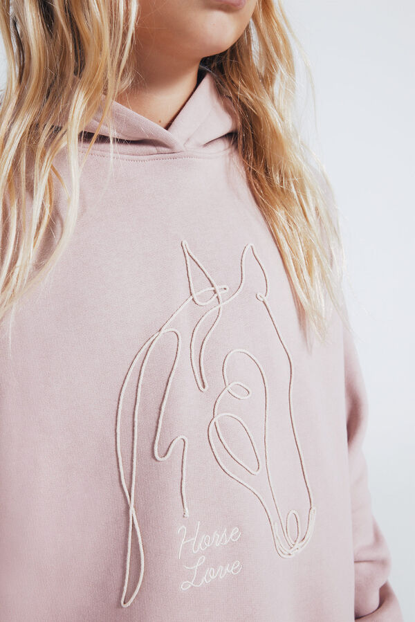 Springfield Kids Duks sa siluetom konja od kanapa za devojčice Roze