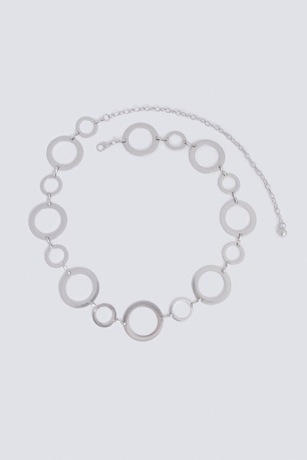 Springfield Ring chain belt grey