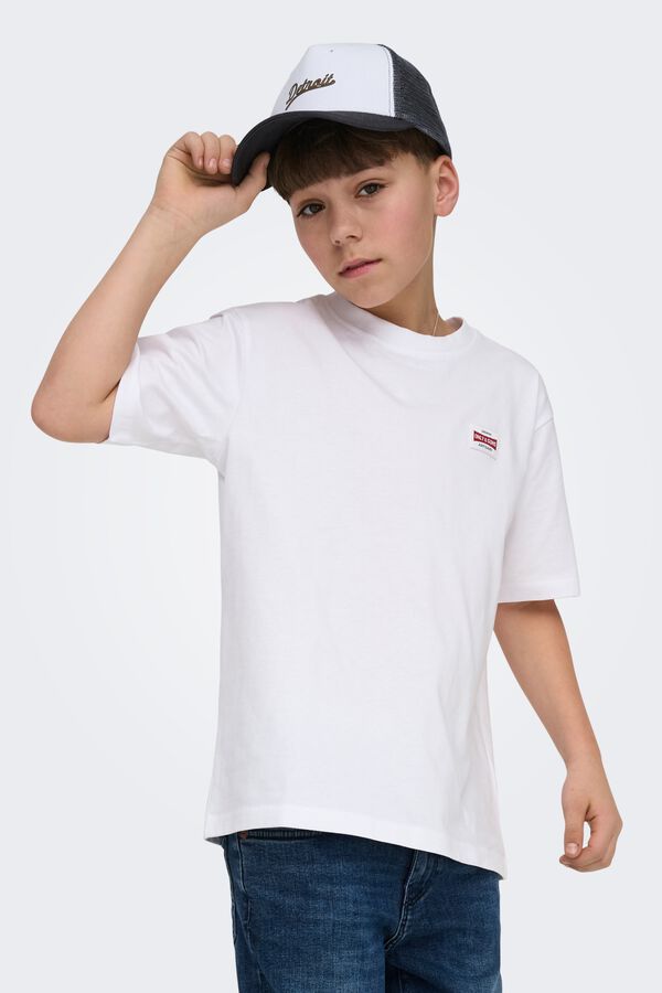 Only & Sons Junior Relaxed short sleeve T-shirt white