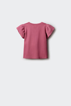 Springfield Kids Camiseta manga corta manga con volantes ni&ntilde;a