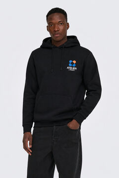 Only & Sons Sudadera con capucha y print