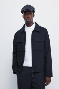 Springfield Wool blend shirt jacket