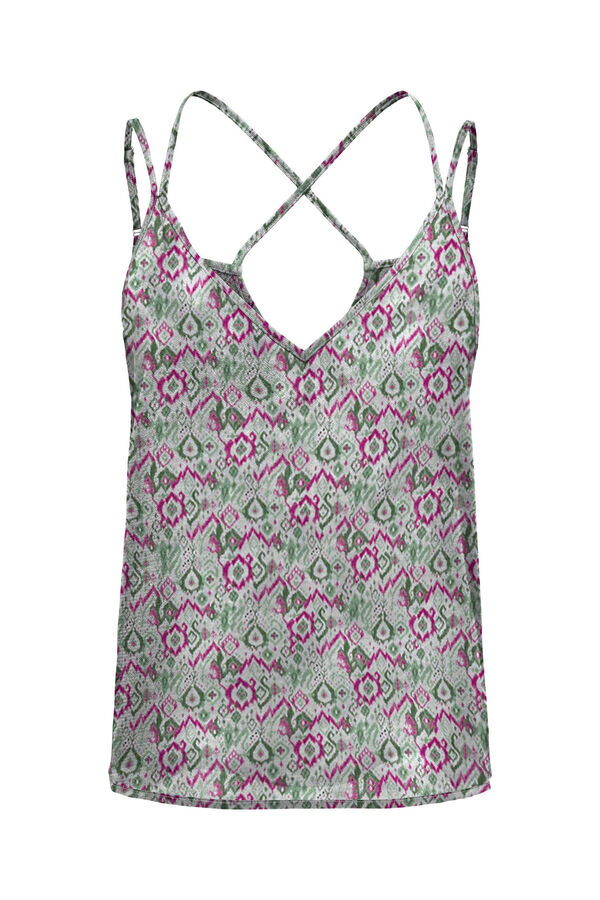 Springfield Cami top with crossed straps pink