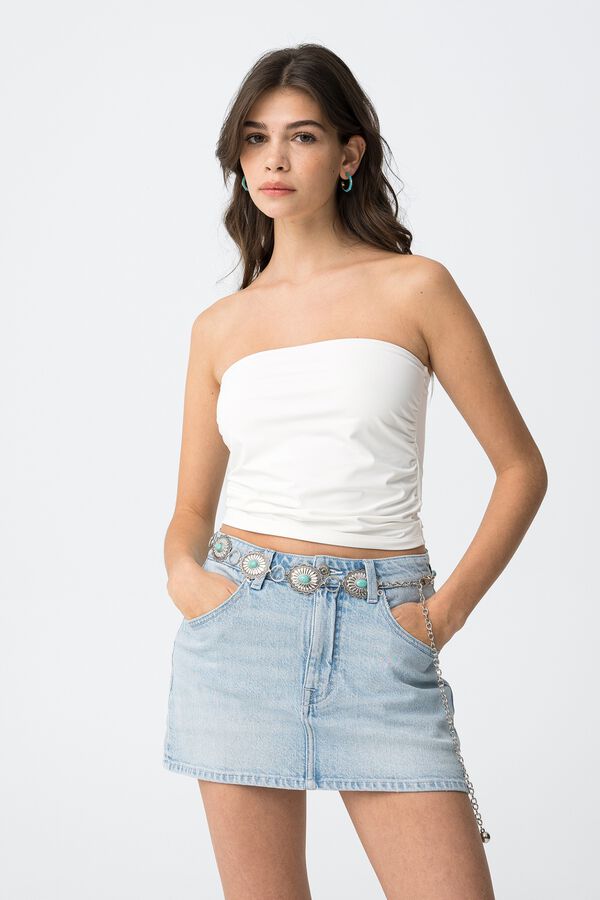 Tiffosi Young Top super ajustado white