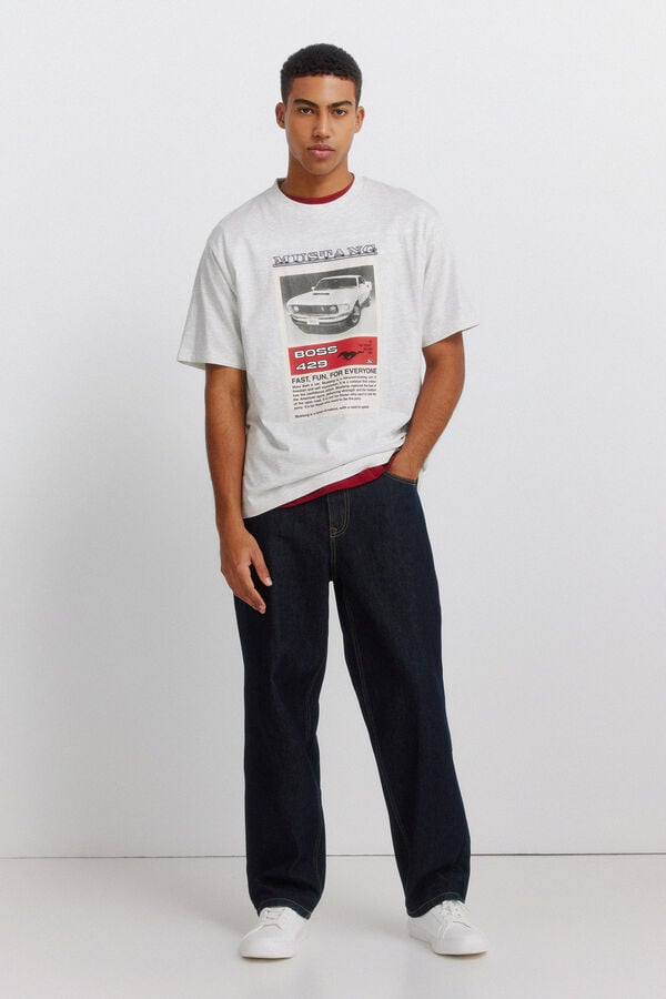Springfield T-shirt Mustang Boss 429 grey