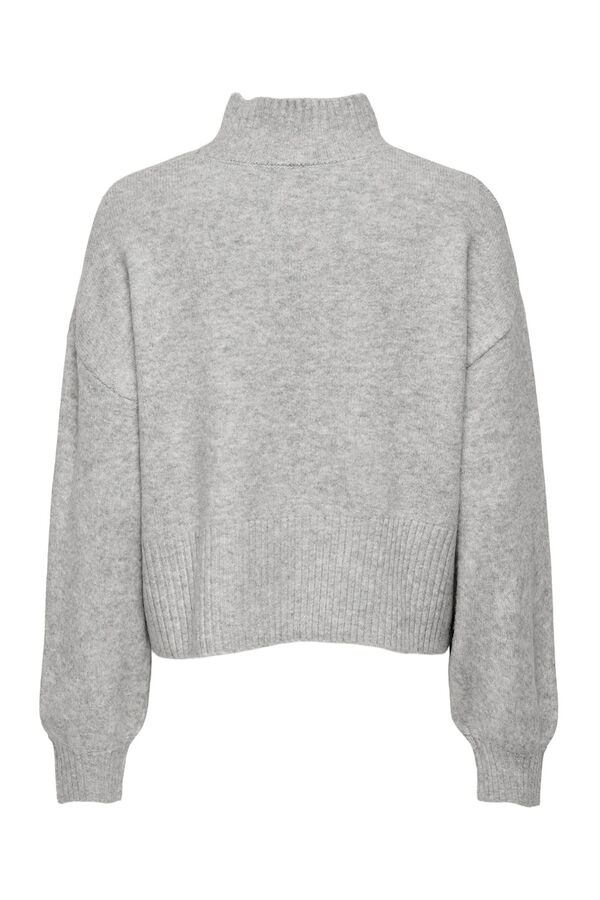 Only Jersey con apliques joya gris