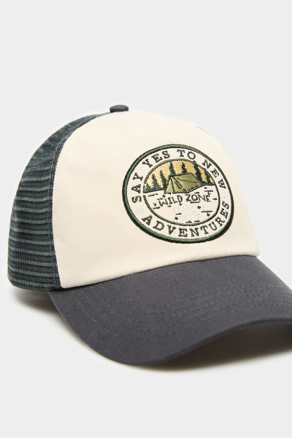 Springfield Trucker cap with camping grey mix