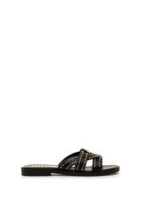 MTNG Flat sandals black