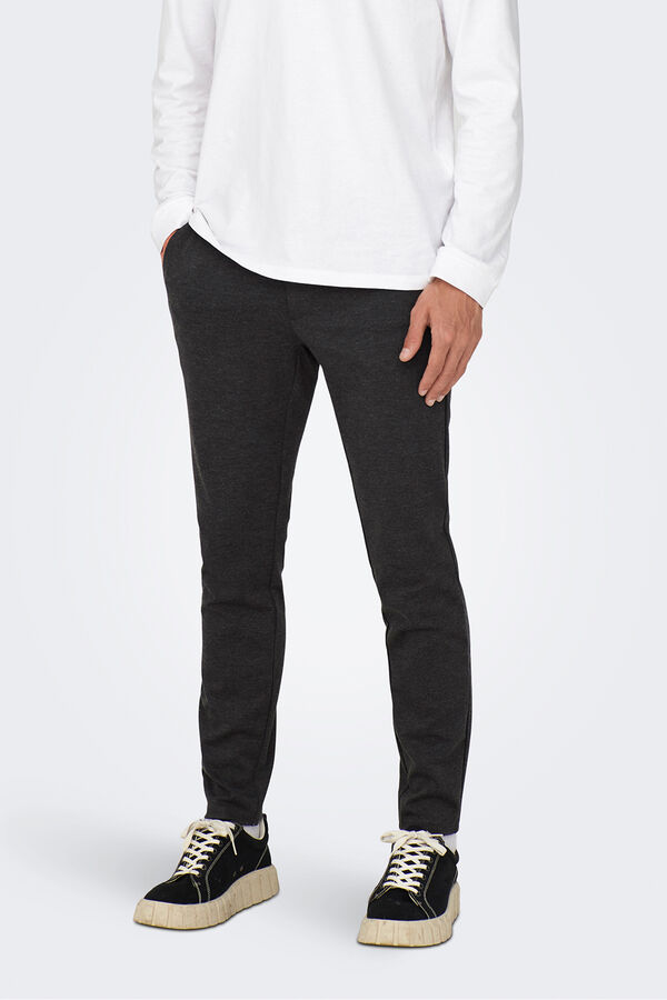 Only & Sons Schmale lange Hosen Grau