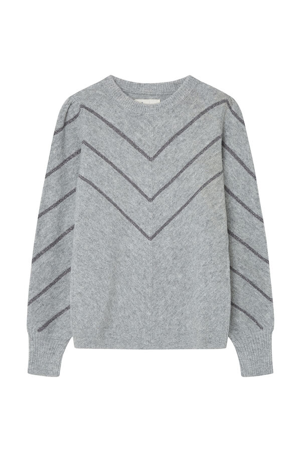 Springfield Jersey chevron lurex gris oscuro