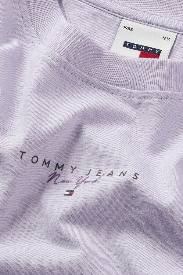Springfield T-shirt de mulher Tommy Jeans roxo