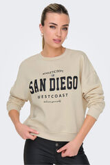 Only Round neck sweatshirt grey