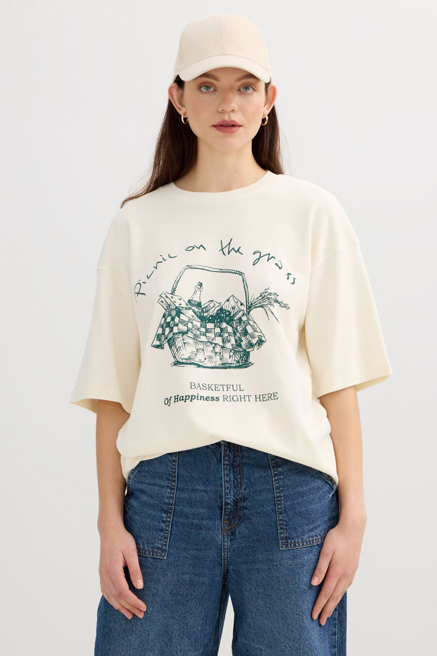 Camiseta manga corta print