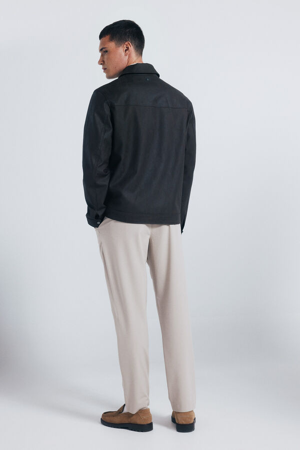 Springfield Paul structured chinos trousers nude