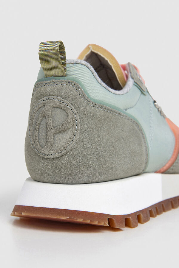 Pepe Jeans Retro running trainers beige