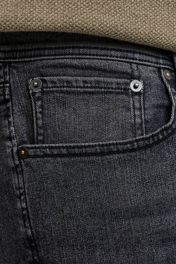 Jack & Jones PLUS Denim regular Bermuda shorts black