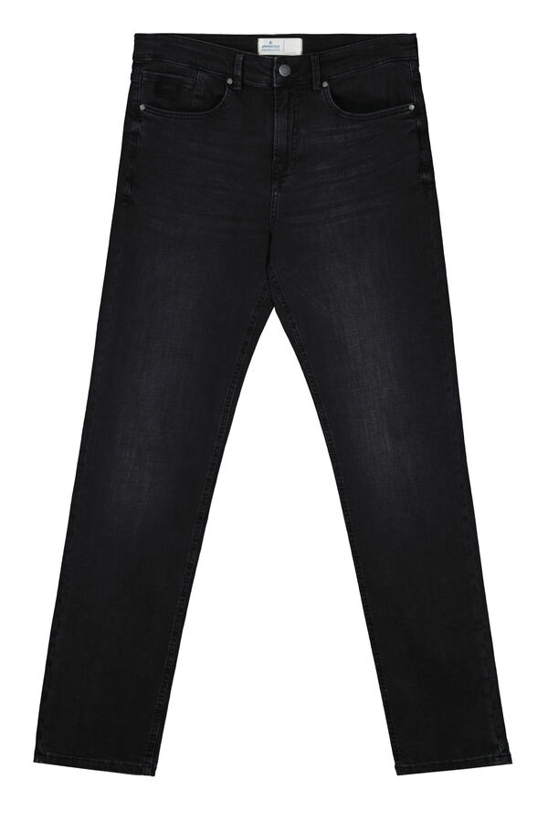 Springfield Washed black slim fit ultra-lightweight jeans grey mix