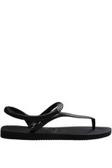 Havaianas Rubber flat sandals black