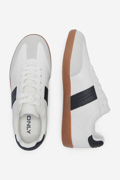 Only Zapatilla baja contraste franja