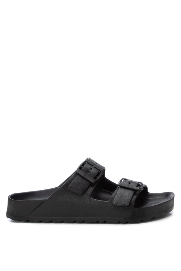 XTI Sandalia de hombre negro