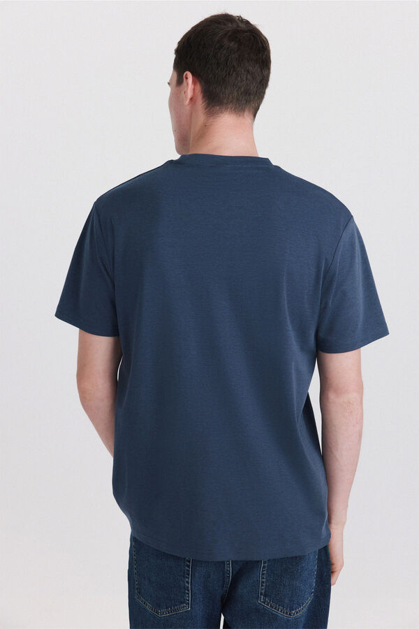 Springfield T-shirt com aspeto t&eacute;cnico azul