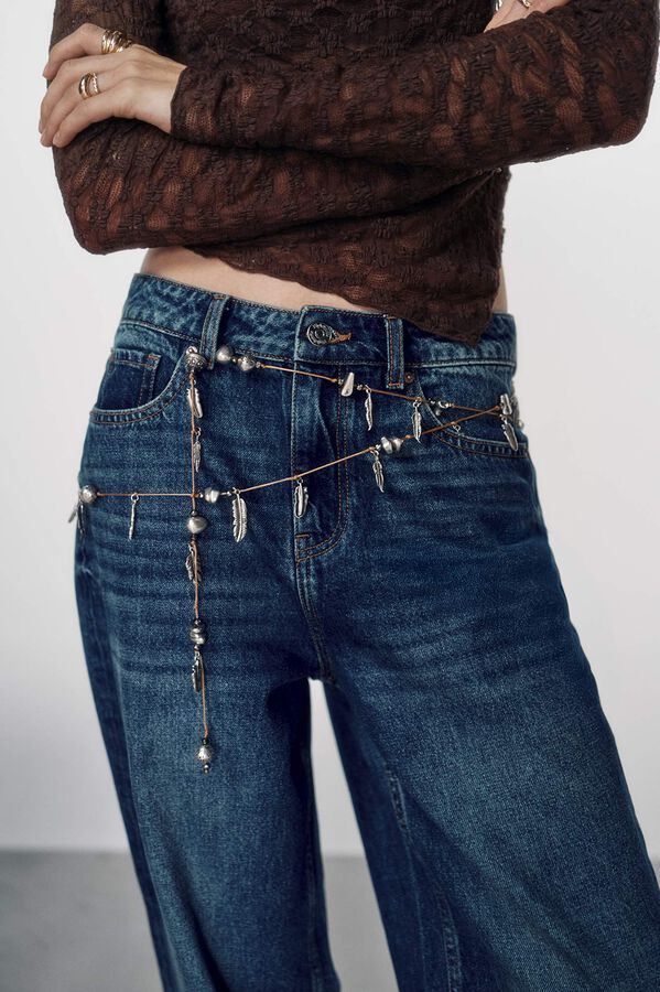 High Spirits Jeans Cuffed azul