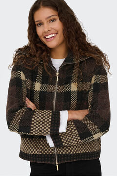 JDY Malha de casaco com fecho-&eacute;clair