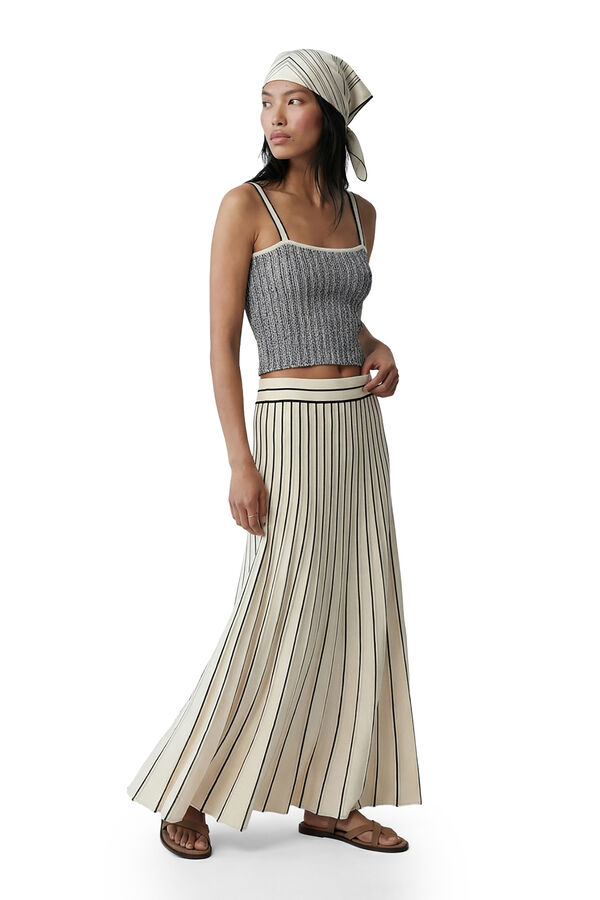 Koton Falda maxi de punto azul