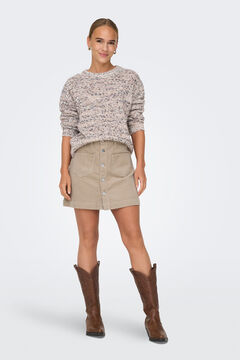 Only Falda corta de pana