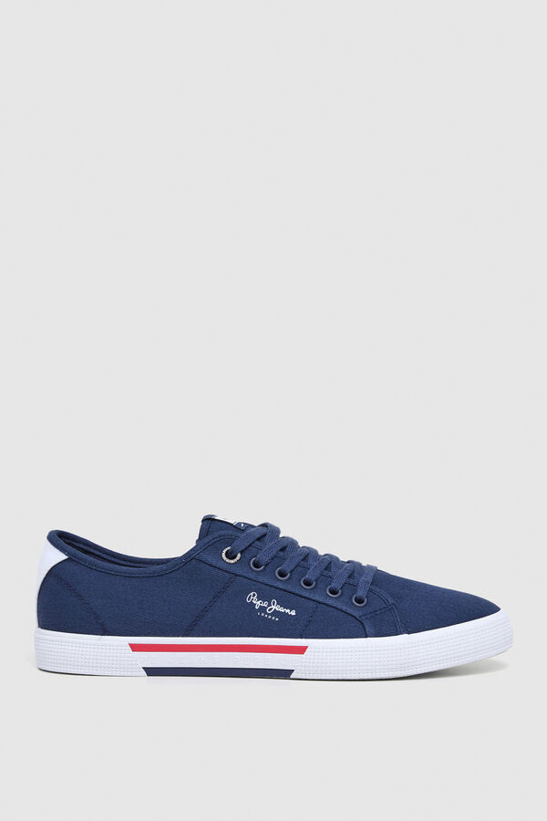 Pepe Jeans Classic Twill Sneakers blue