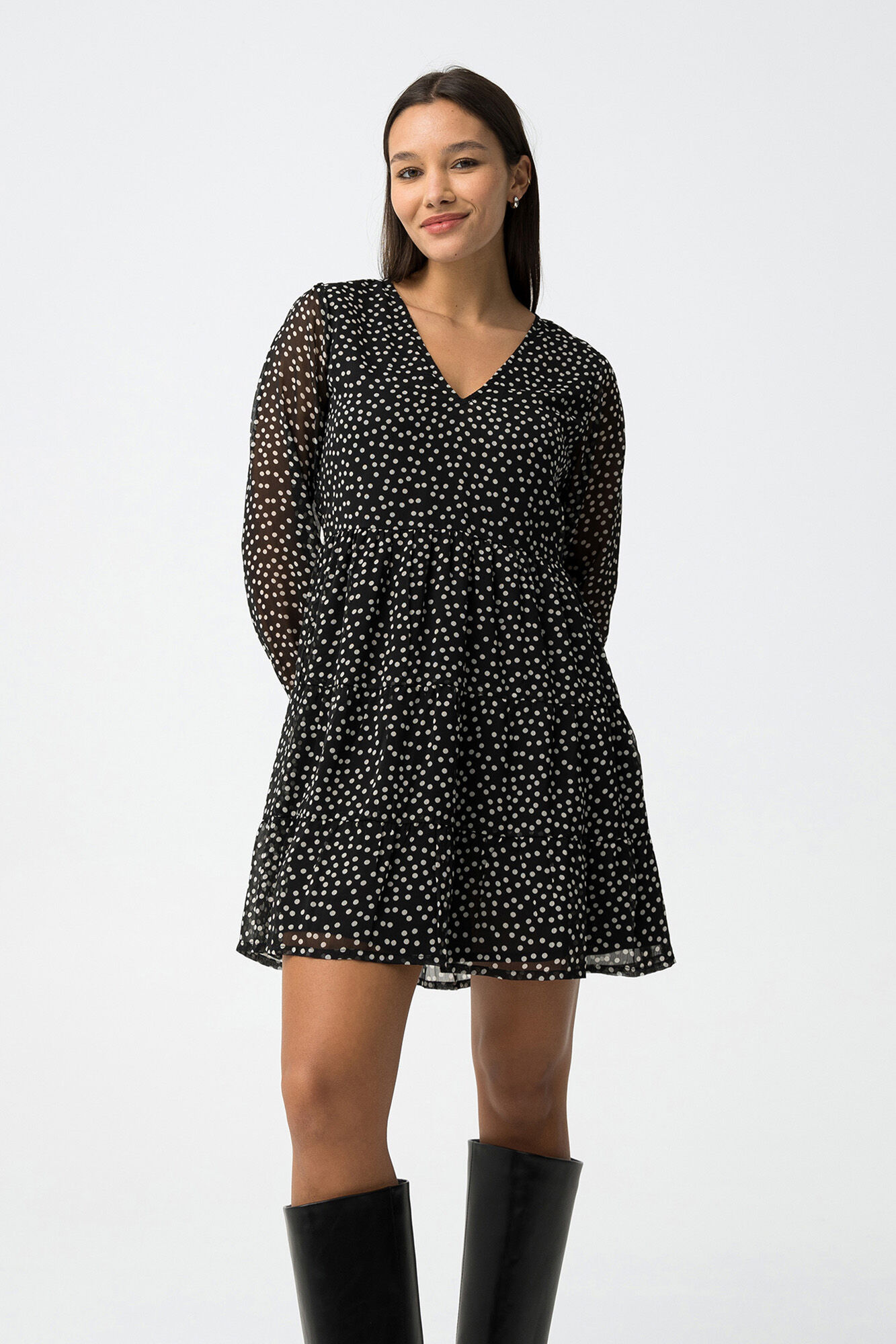 Tiffosi Vestido Estampado Animal