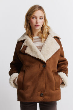 Springfield Sobretudo m&eacute;dio com gola de lapela 