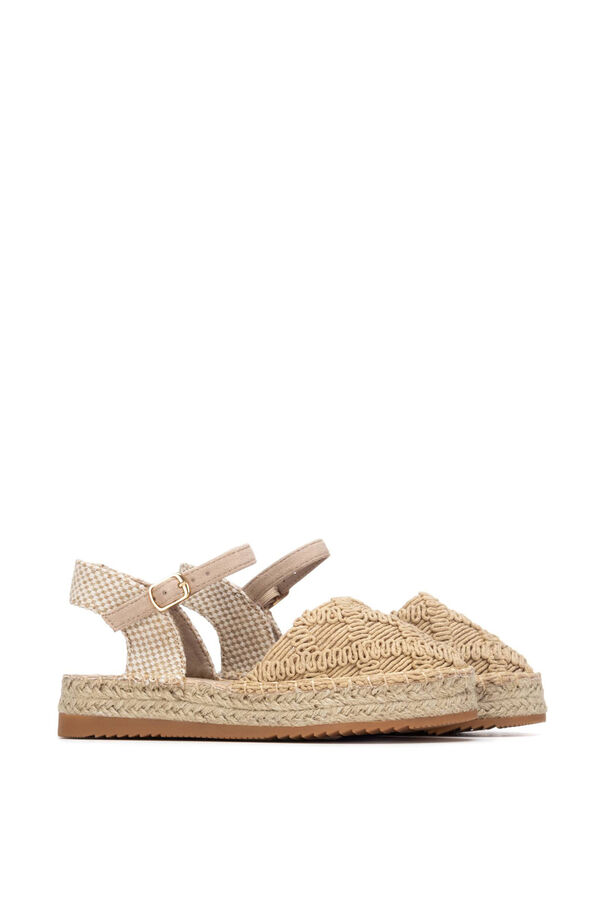 XTI Kids Espadrille with buckle grey
