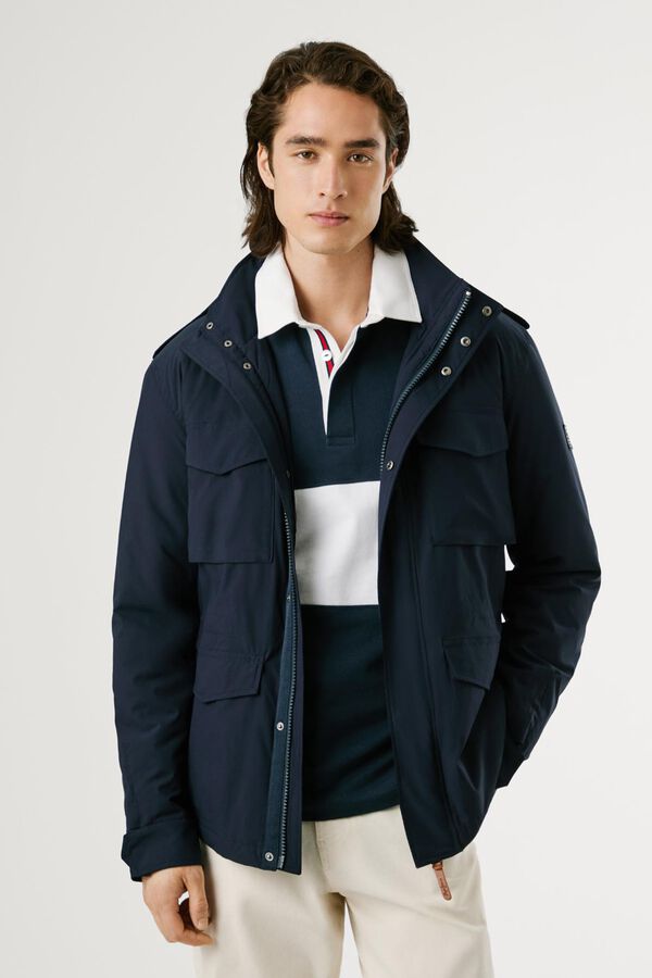 Pepe Jeans Jaqueta Sahariana Stretch azul