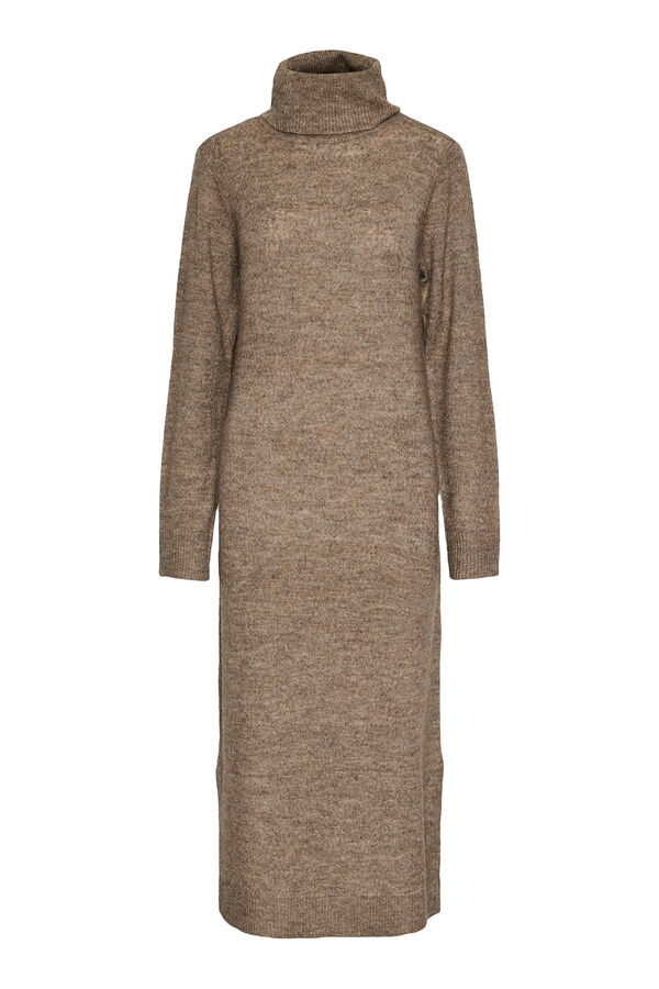 Pieces Long jersey-knit dress blue