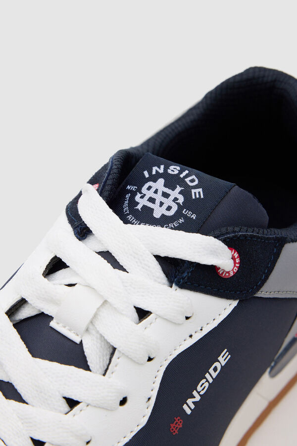Springfield Combined casual trainer white