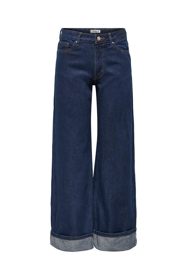 Only Jeans wide azul